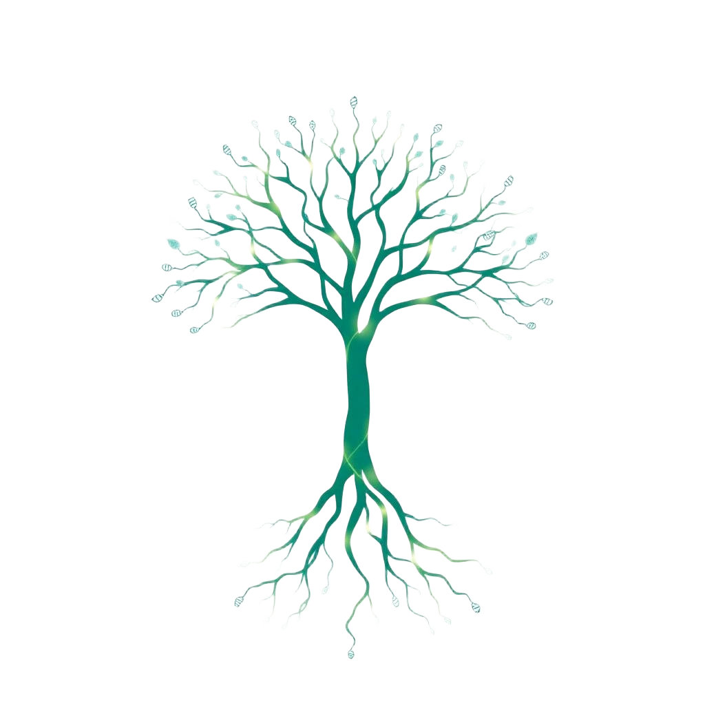 RootDecoder — a tree with roots symbolizing root cause analysis